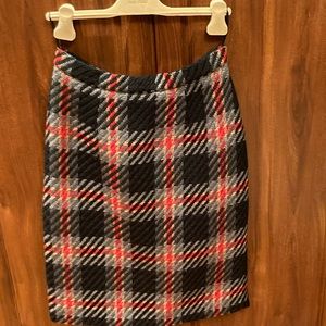 Miu Miu Virgin Wool Mid Length Skirt